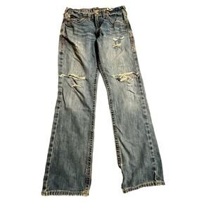 Ariat Men’s M5 Straight Leg Faded Denim Jean Pants 31/34